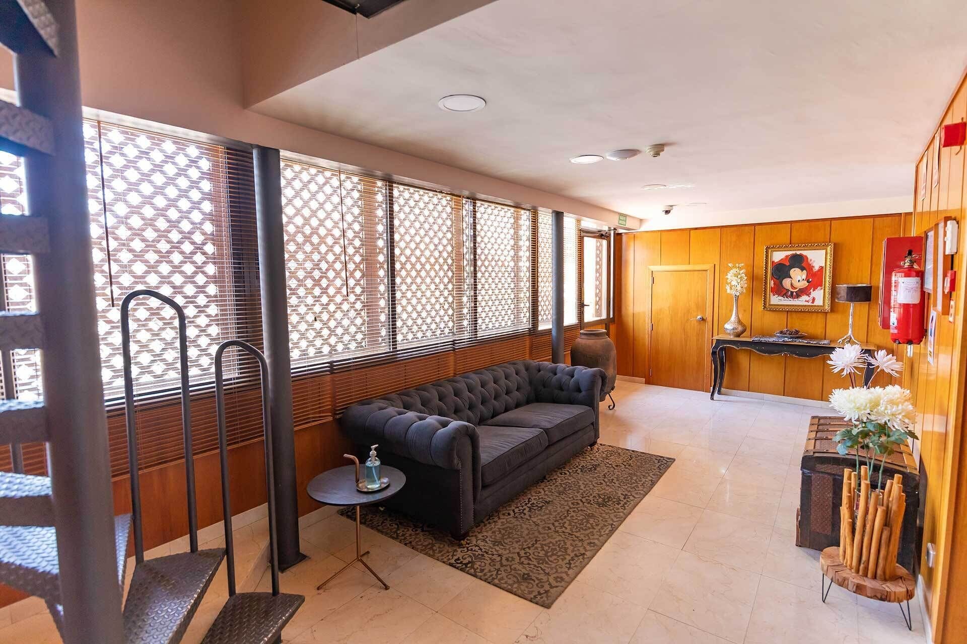 double room, city view | living area | lcd tv