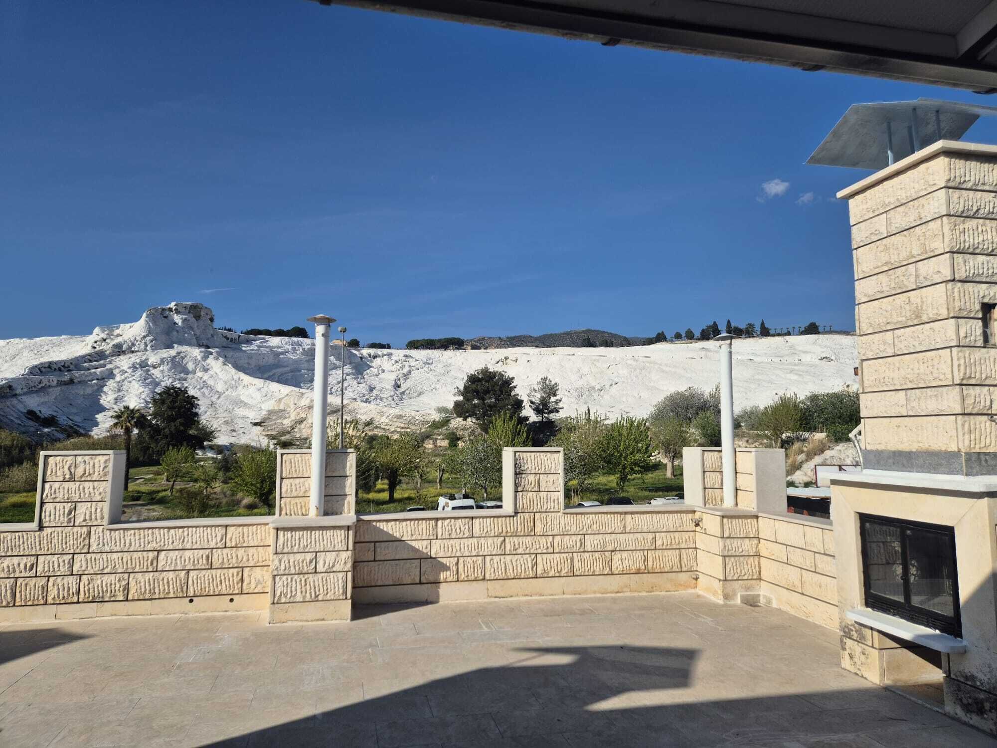 Panoramic Quadruple Room, Multiple Beds, Terrace, Poolside | Terrace/patio