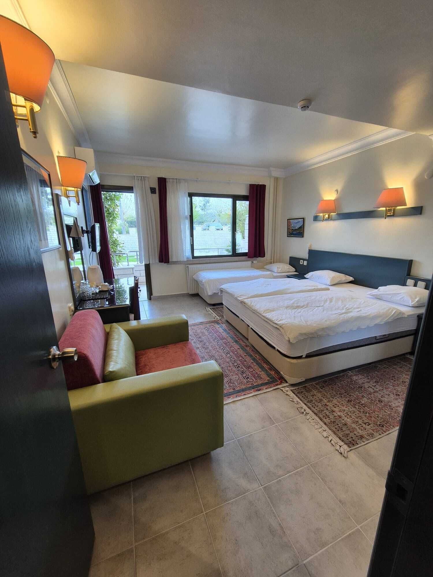 panoramic triple room, balcony, poolside | egyptian cotton sheets, premium bedding, minibar, in-room safe