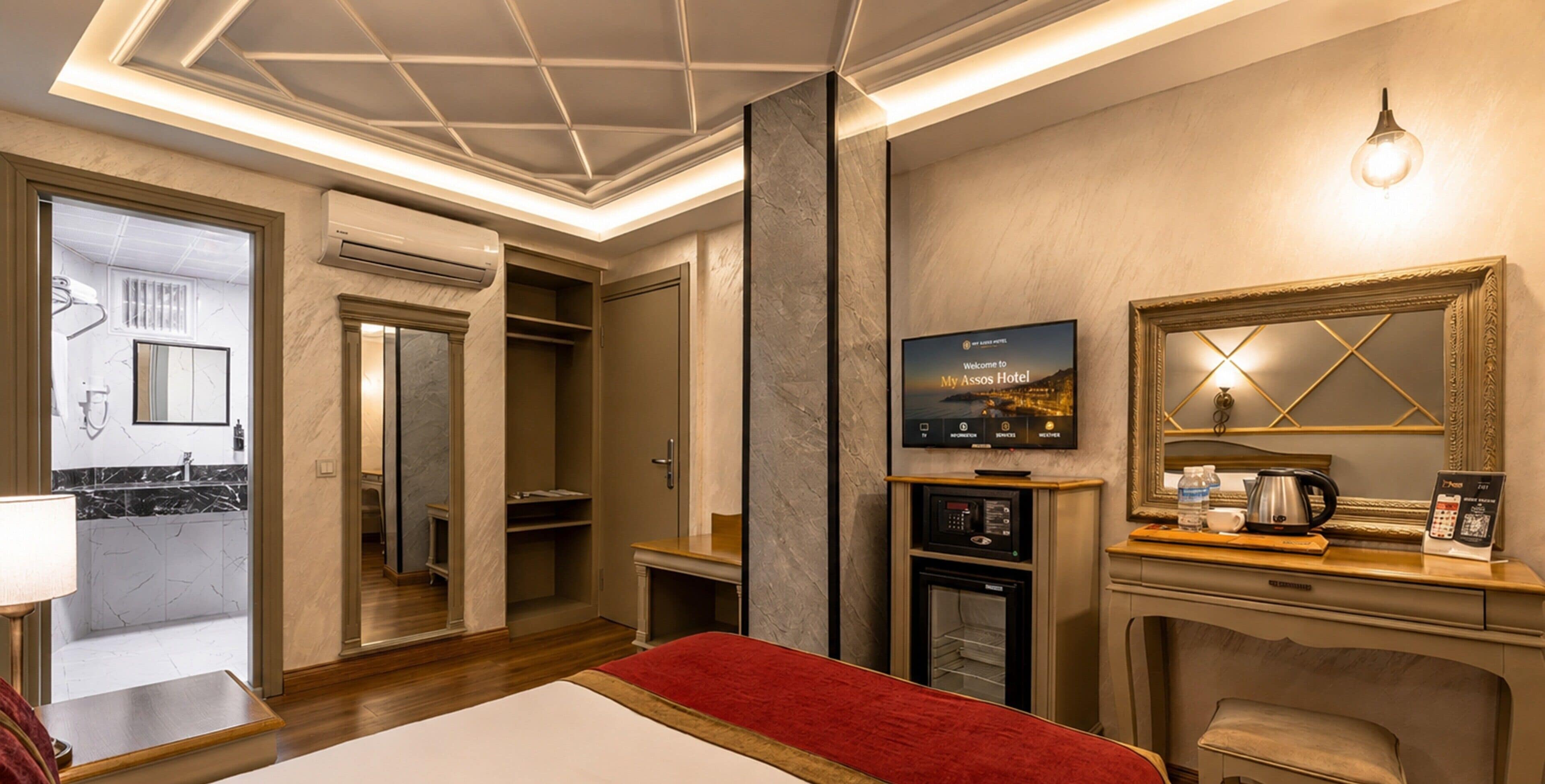 Chambre économique double, 1 chambre | Literie de qualité, minibar, coffre-fort pour ordinateur portable