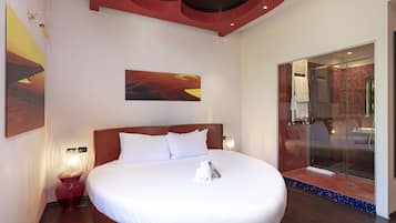 豪華雙人房, 非吸煙房 | 羽絨被、客房內保險箱、書桌、隔音