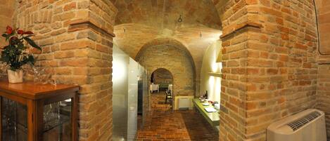 Lunch, dinner served; Regional cuisine, garden views