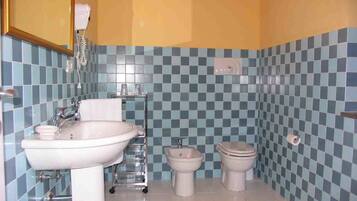 Double Room | Bathroom | Hair dryer, towels