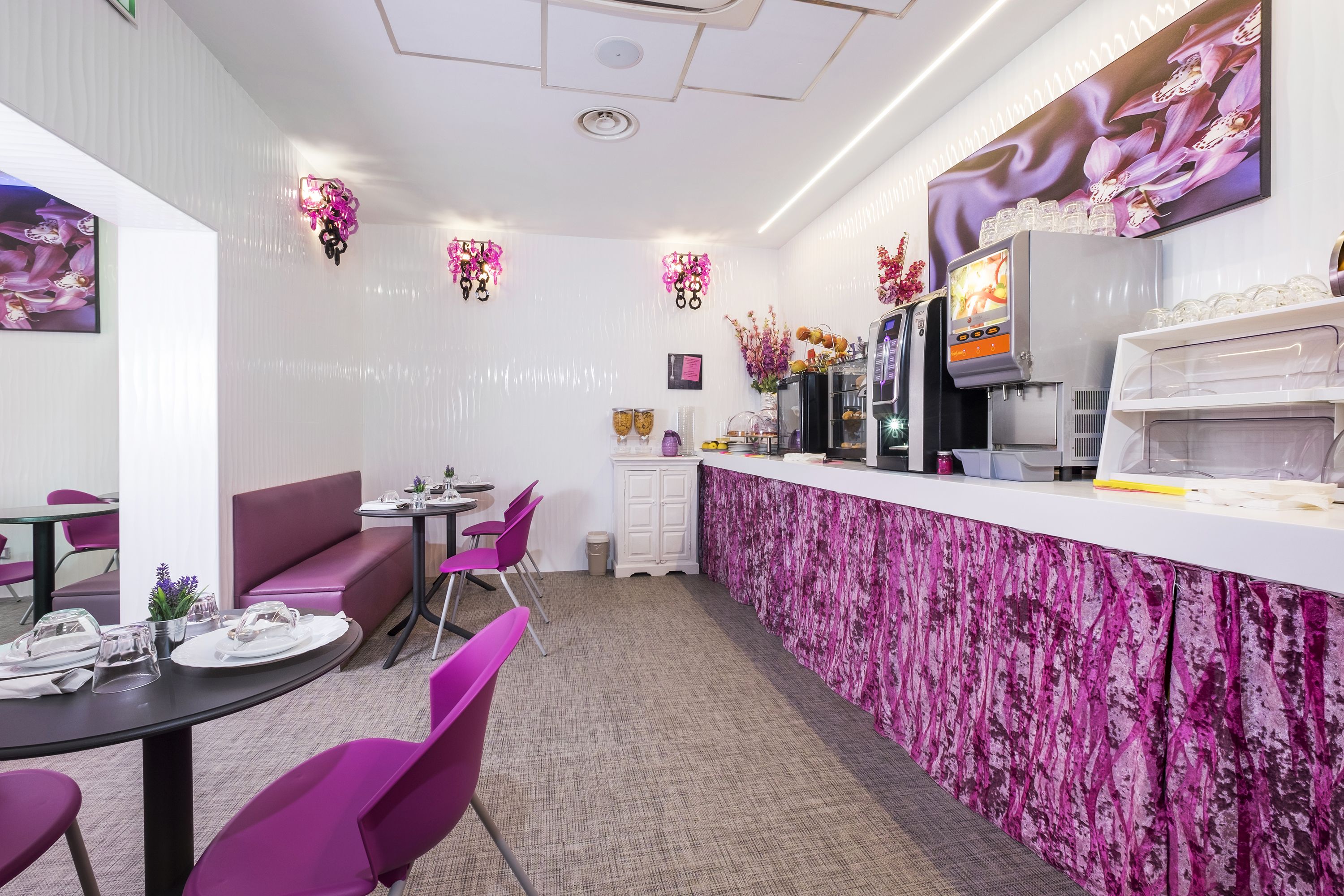 daily buffet breakfast (eur 9 per person)