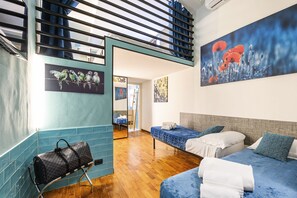 Suite Familiale, 1 chambre, coin cuisine | Literie hypoallergénique, minibar, coffres-forts dans les chambres