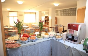 Daily buffet breakfast (EUR 15 per person)