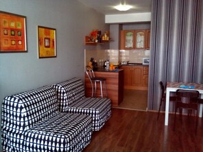 Quarantine apartment, Kitchenette | Roupas de cama antialérgicas