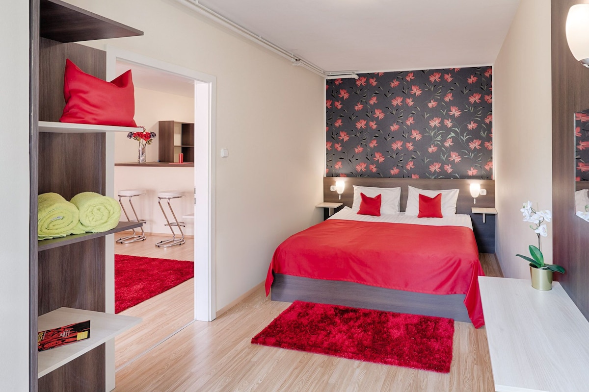 Hypoallergeen beddengoed, een kluis op de kamer, een bureau