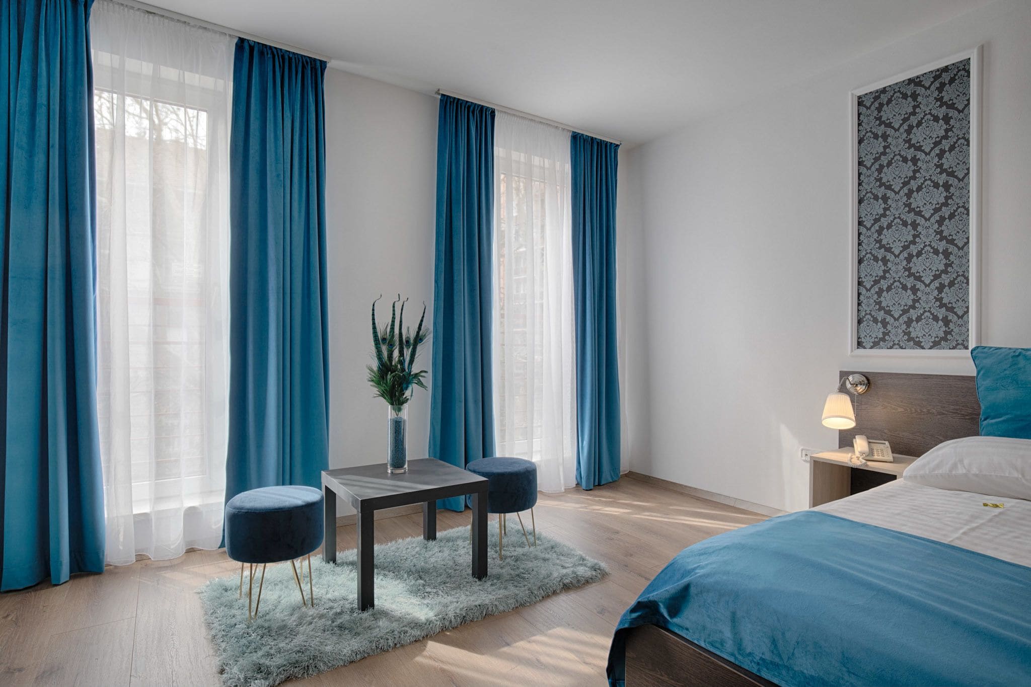 Standard Double Room | Hypo-allergenic bedding, in-room safe, desk, blackout drapes