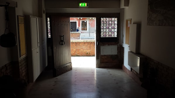 Interior entrance