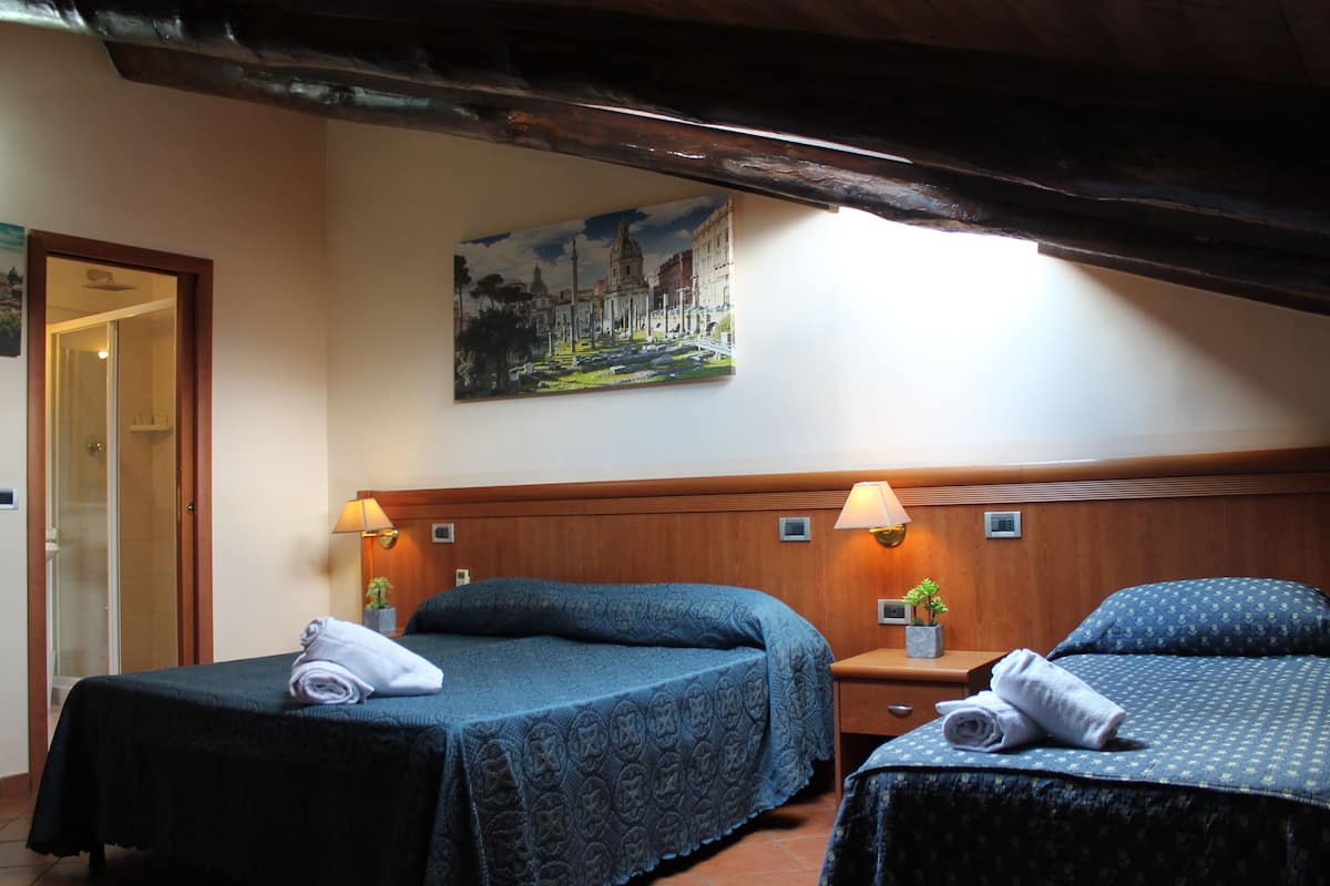 Desk, rollaway beds, free WiFi, bed sheets