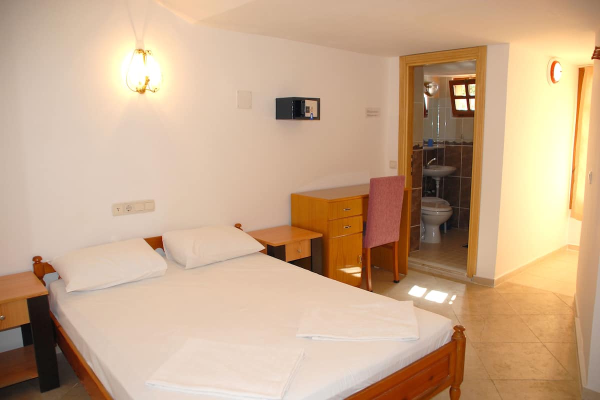 Standard Double Room | Pillow-top beds, in-room safe, iron/ironing board, bed sheets