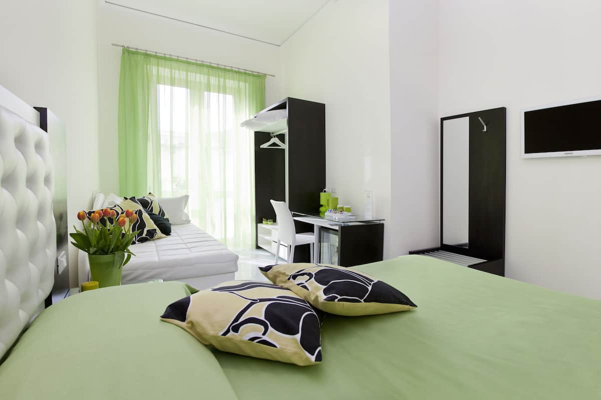 Superior Double Room, Annex Building (Corso Italia 176) | 1 bedroom, premium bedding, down comforters, memory foam beds