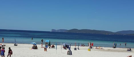 Vlak bij het strand