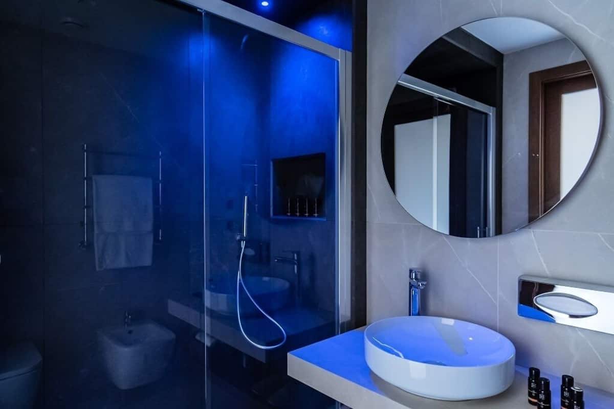 jetted bath, free toiletries, hair dryer, bidet