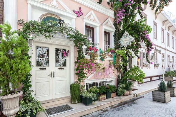 Entrada de la propiedad