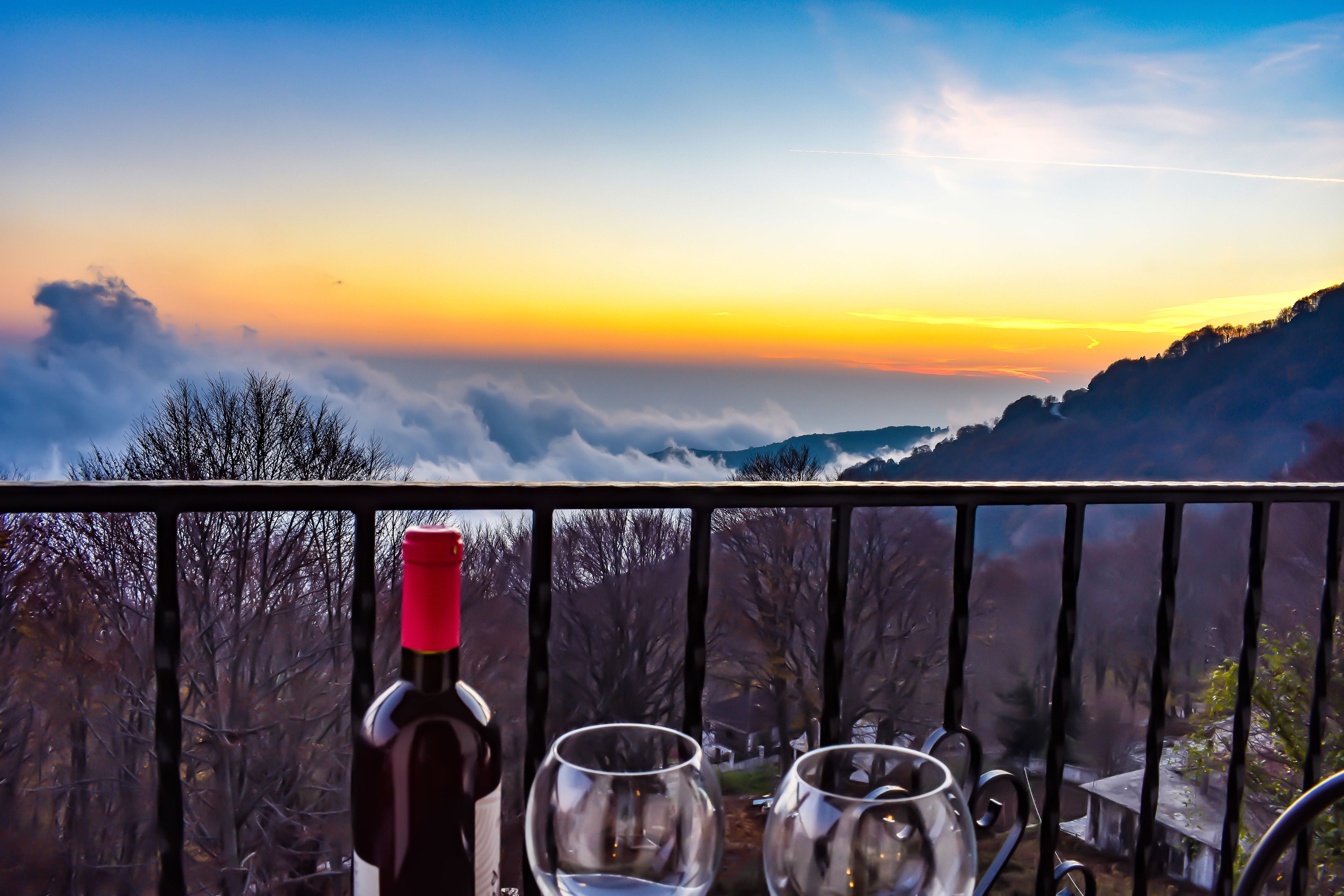 Classic Double Room, Sea & Mountain View | Balcony view