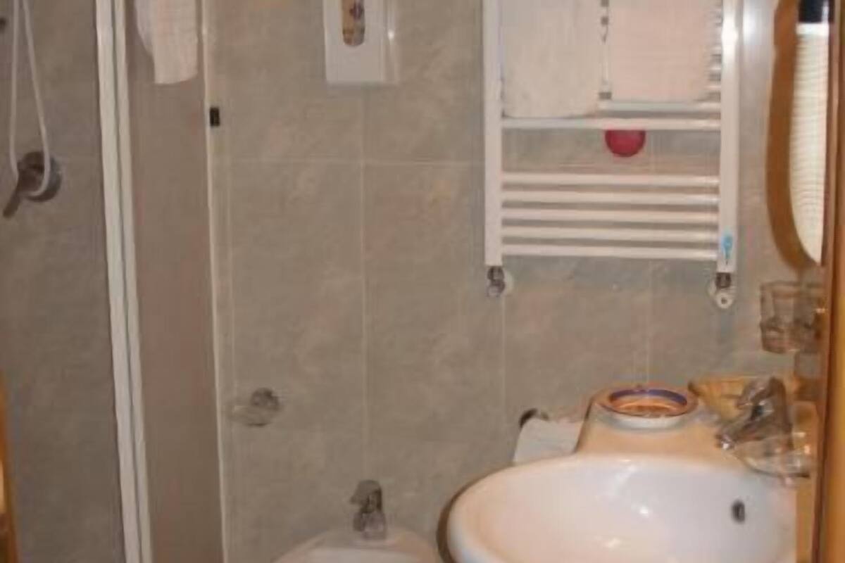 shower, free toiletries, hair dryer, bidet