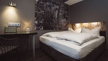 Business Double Room (Small Invest) | 1 bedroom, hypo-allergenic bedding, in-room safe, individually decorated