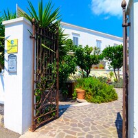 Entrada de la propiedad