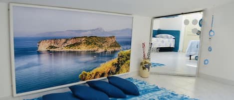 Chambre avec lits jumeaux, salle de bains privée