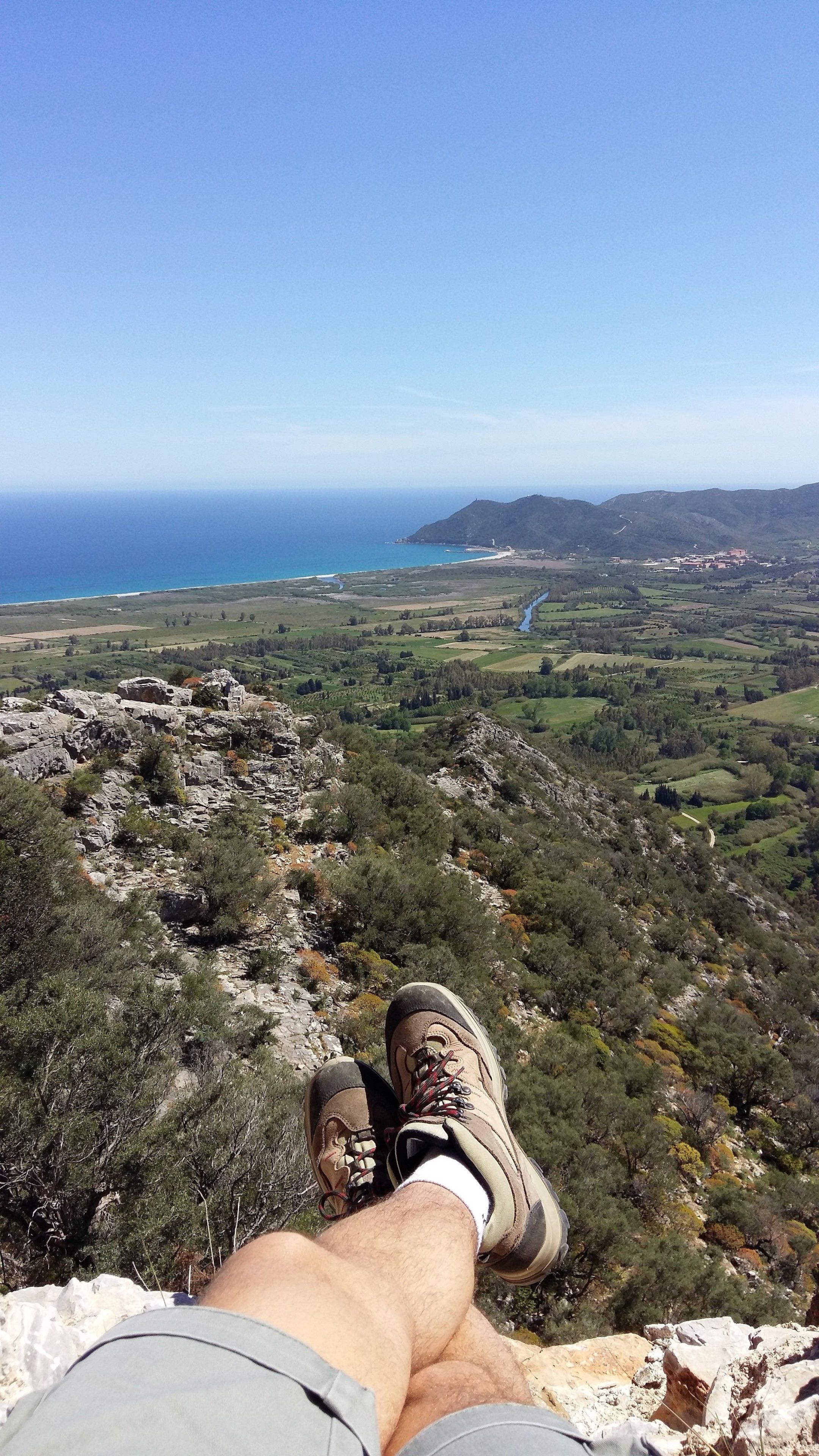 outdoor rock climbing