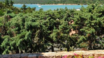 Blick von der Unterkunft