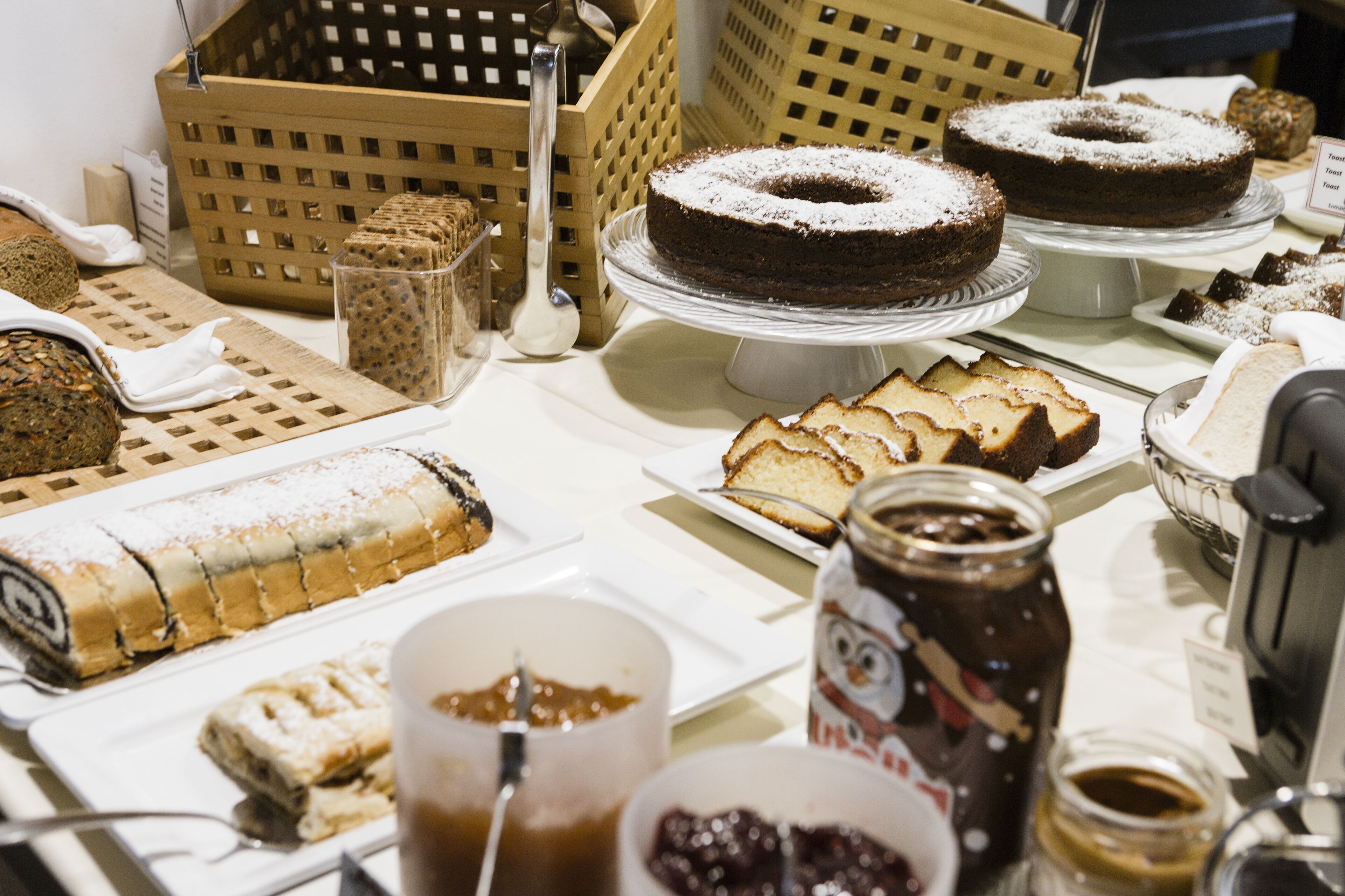 daily buffet breakfast (eur 15 per person)