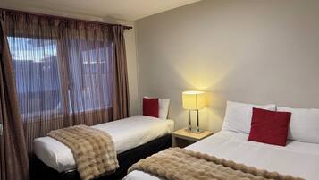 Huoneisto, 2 makuuhuonetta | 1 makuuhuone, pimennysverhot, ilmainen Wi-Fi, vuodevaatteet