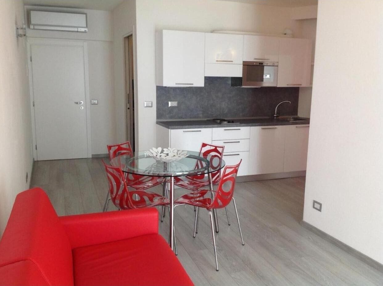 Panoramic-Apartment | Wohnbereich | Flachbildfernseher