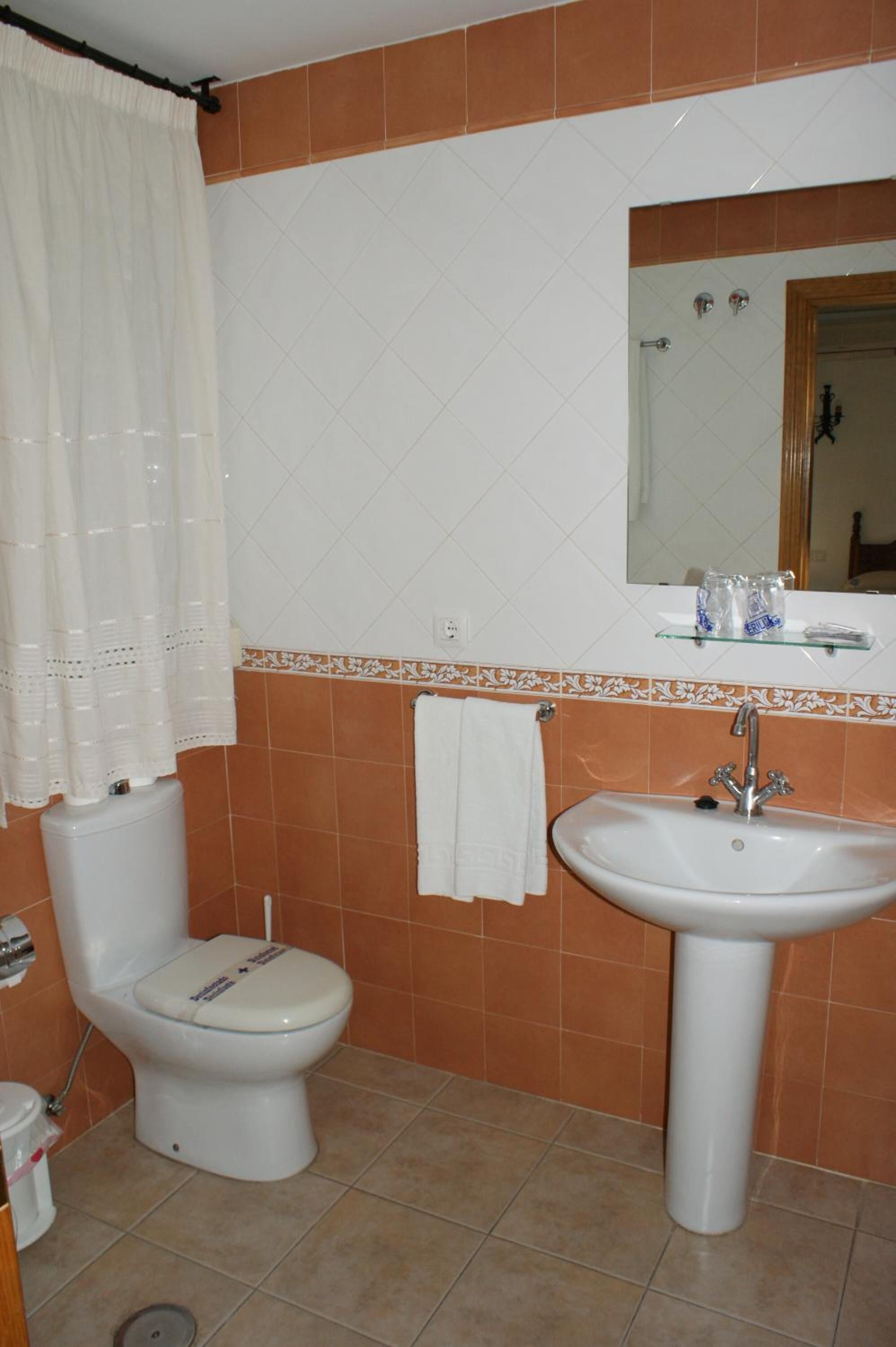 free toiletries, hair dryer, towels