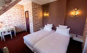 Double Deluxe vu sur Tour Eiffel ou Sacré coeur | Draps en coton égyptien, literie de qualité supérieure, surmatelas