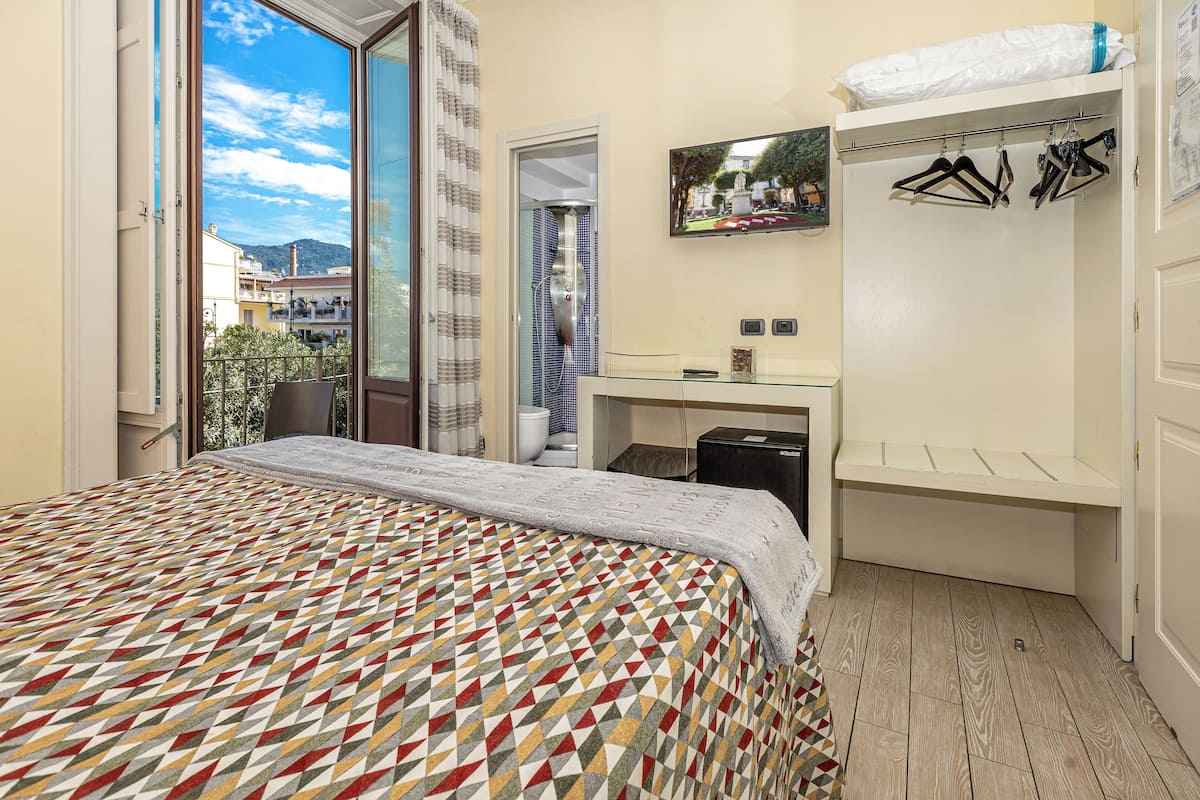 Classic-Doppelzimmer, Balkon, Stadtblick