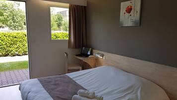 Literie de qualité supérieure, bureau, chambres insonorisées