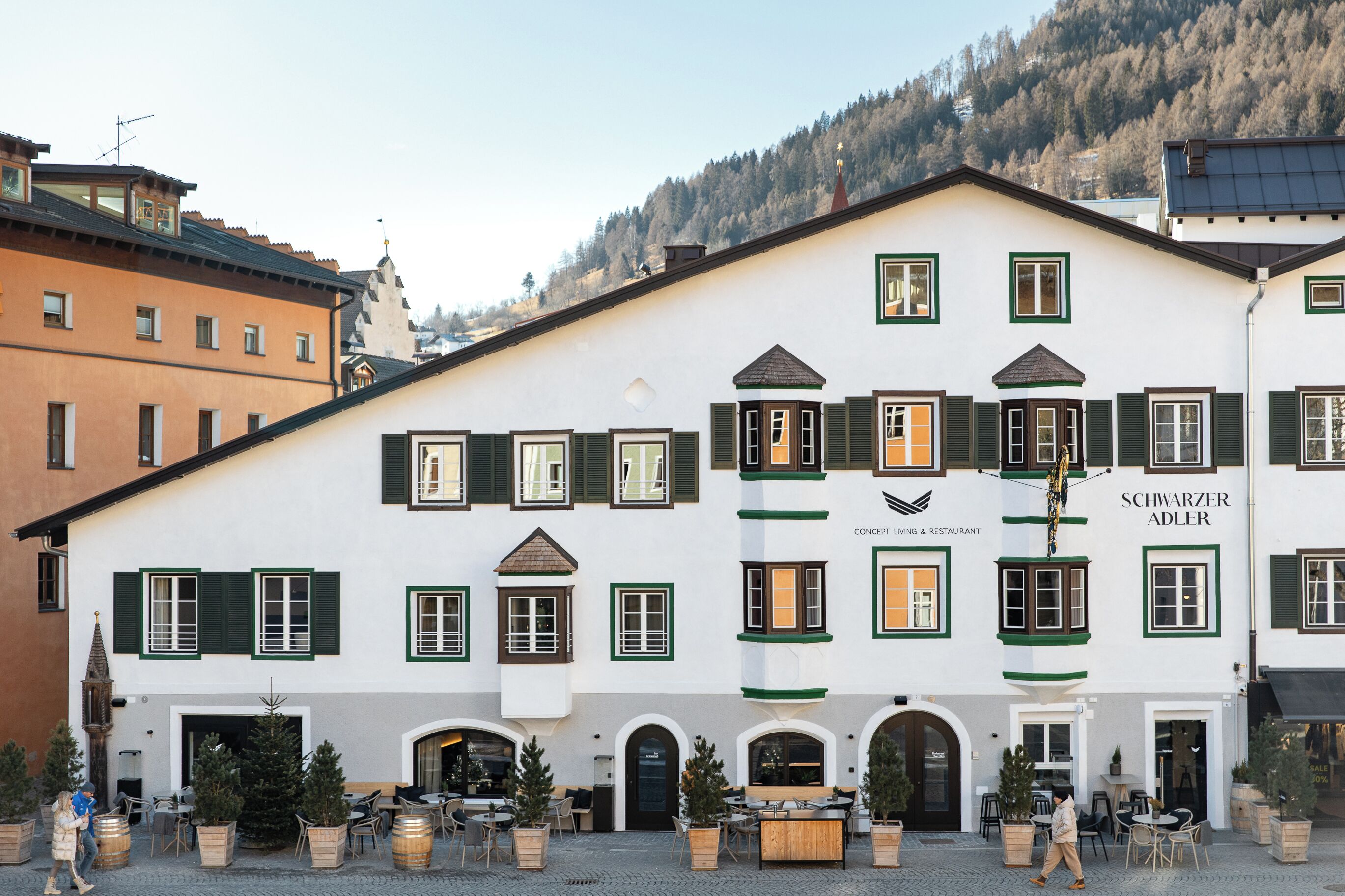 Façade de l’hébergement