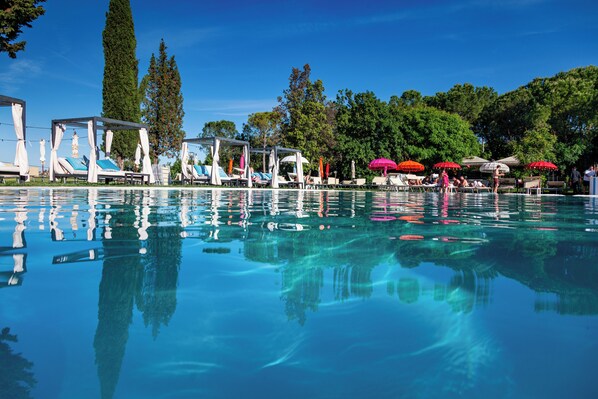 Outdoor pool, an infinity pool, open 9 AM to 8 PM, sun loungers - Podere del Germano Reale (Coriano)