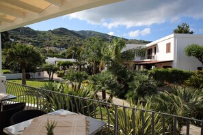 Blick von der Unterkunft