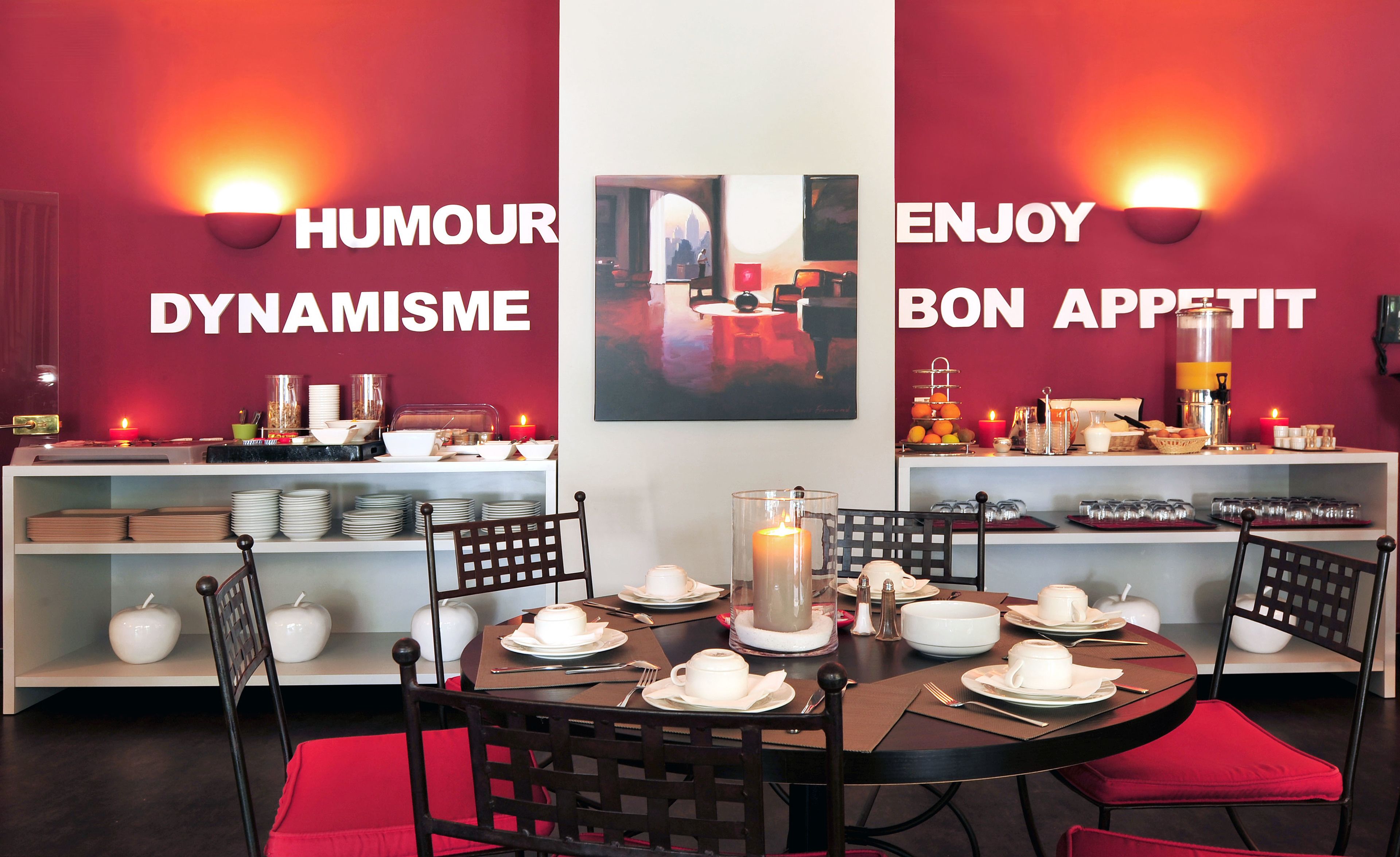 daily buffet breakfast (eur 14 per person)