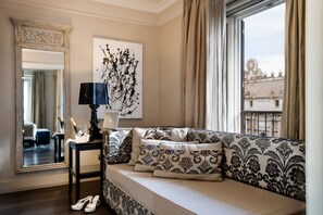 Suite | Living area - Casa Montani (Rome)