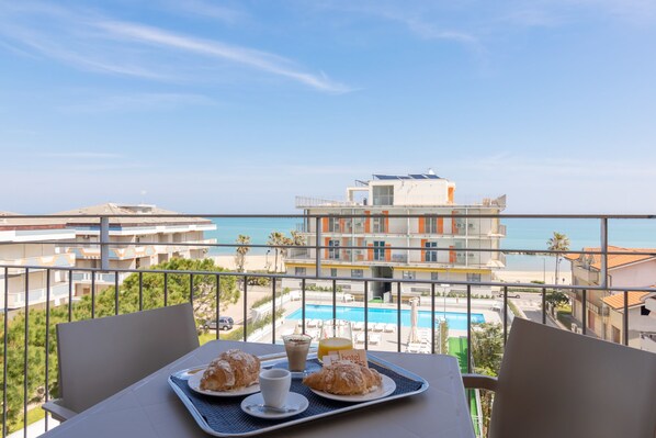 Vue sur la plage/l’océan