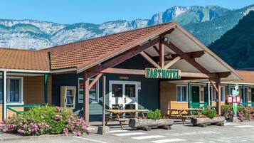 Voorkant van accommodatie