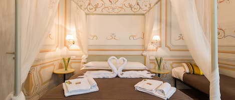 Quadruple Room (GOLDONI) | Egyptian cotton sheets, pillowtop beds, in-room safe