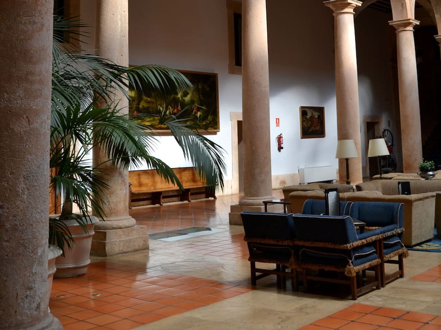 Siddeområde i lobbyen