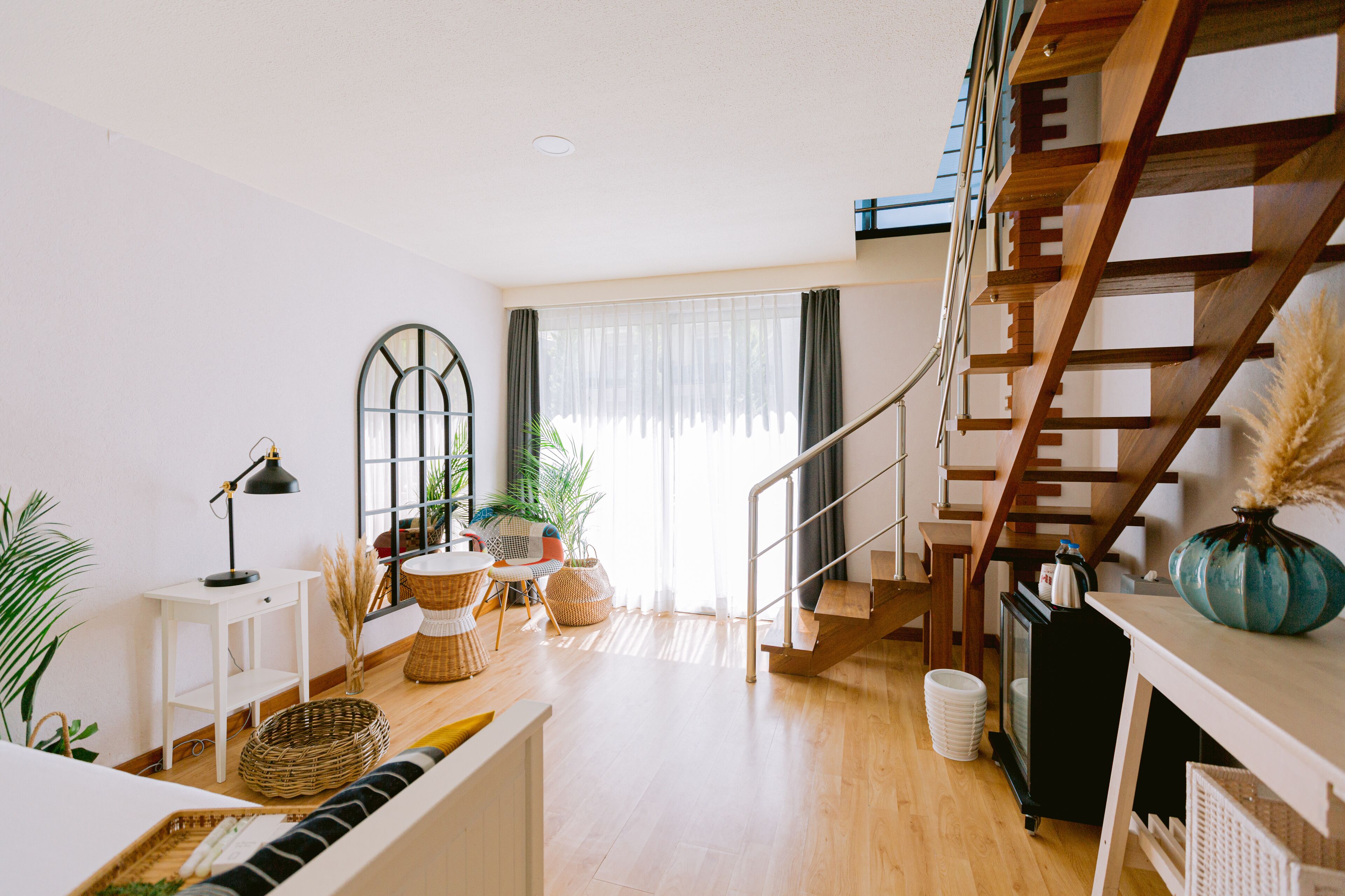 family room | premium bedding, down duvets, minibar, in-room safe