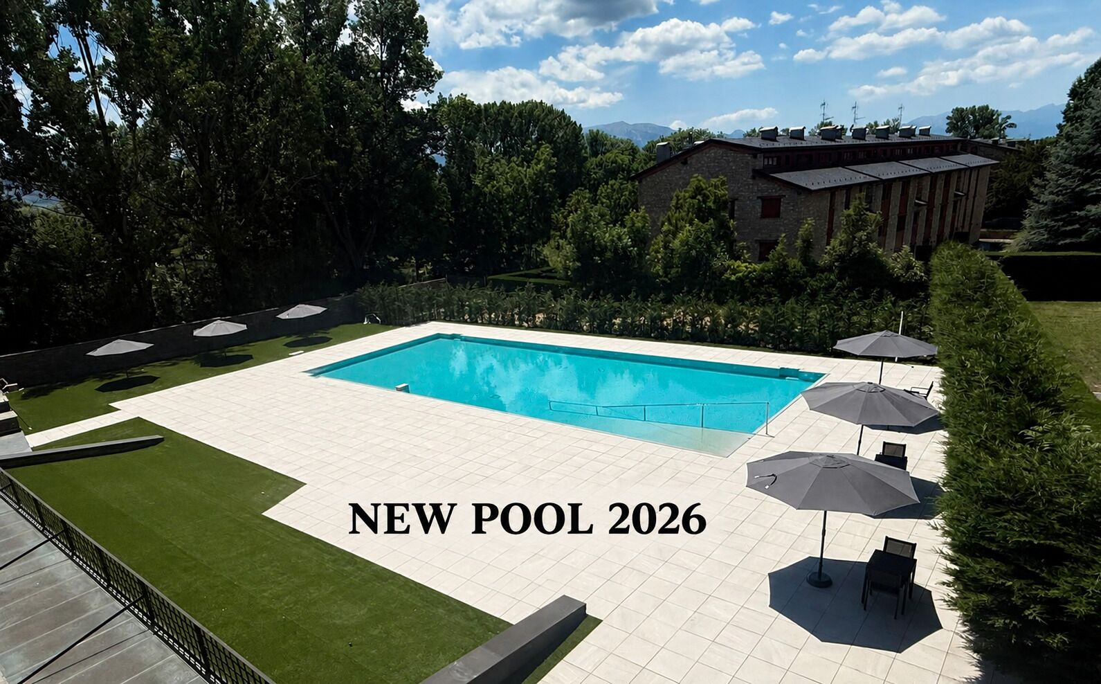 Seasonal outdoor pool