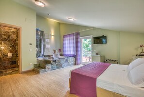 蜜月开间套房 | 1 多间卧室、迷你吧、客房内保险箱、特色装修