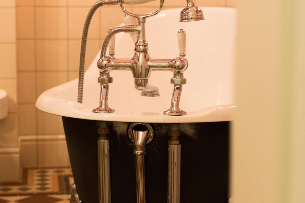 hair dryer, bathrobes, towels