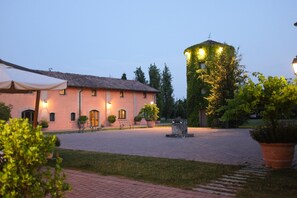 Front of property – evening/night