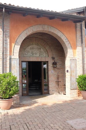 Interior entrance