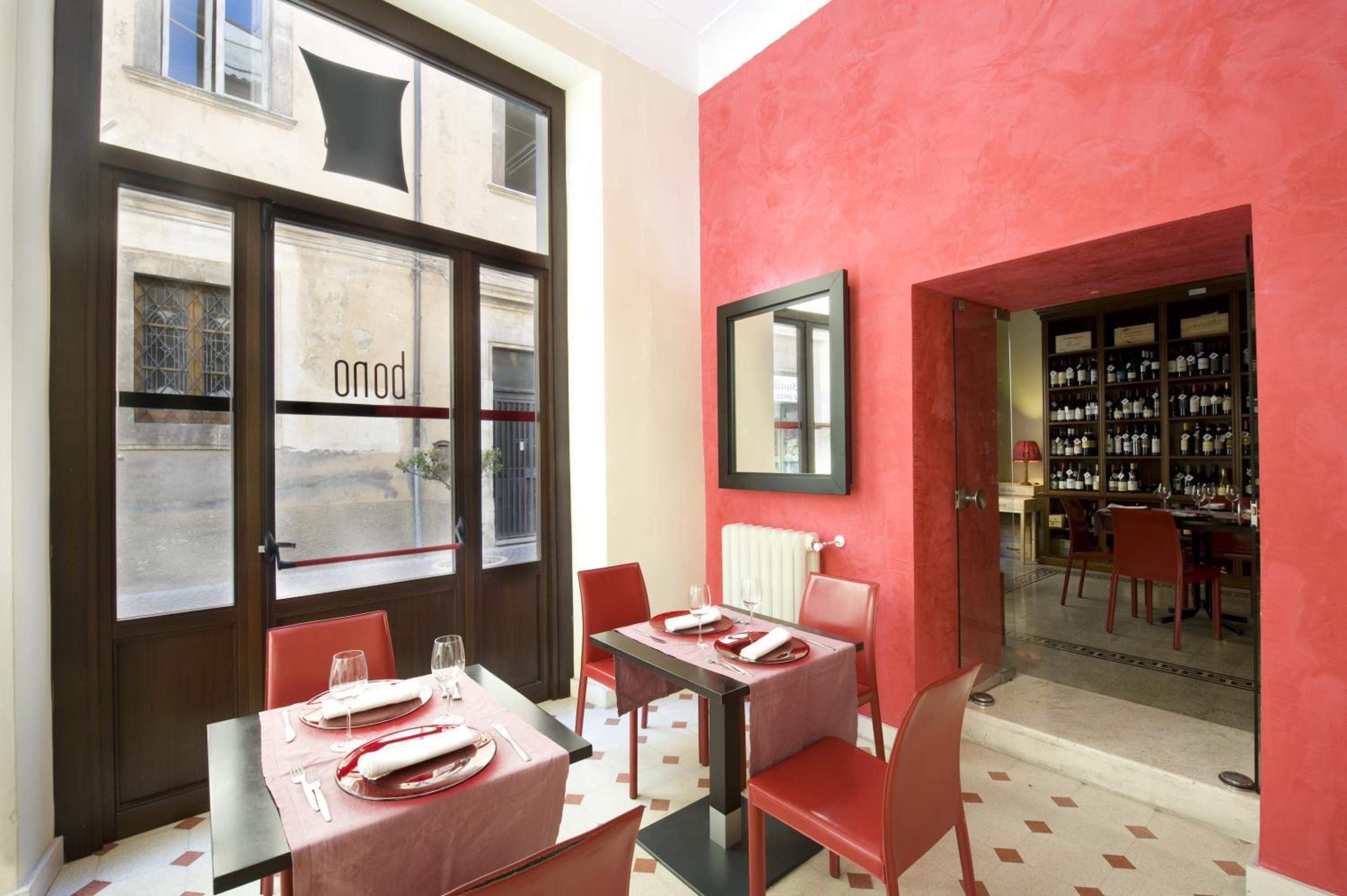 breakfast, lunch, dinner served; italian cuisine